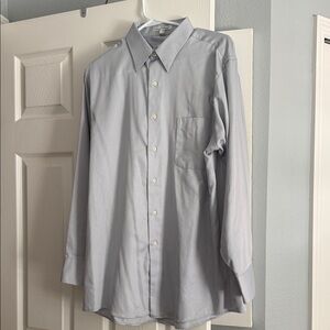 Geoffrey Beene Light Gray Dress Shirt